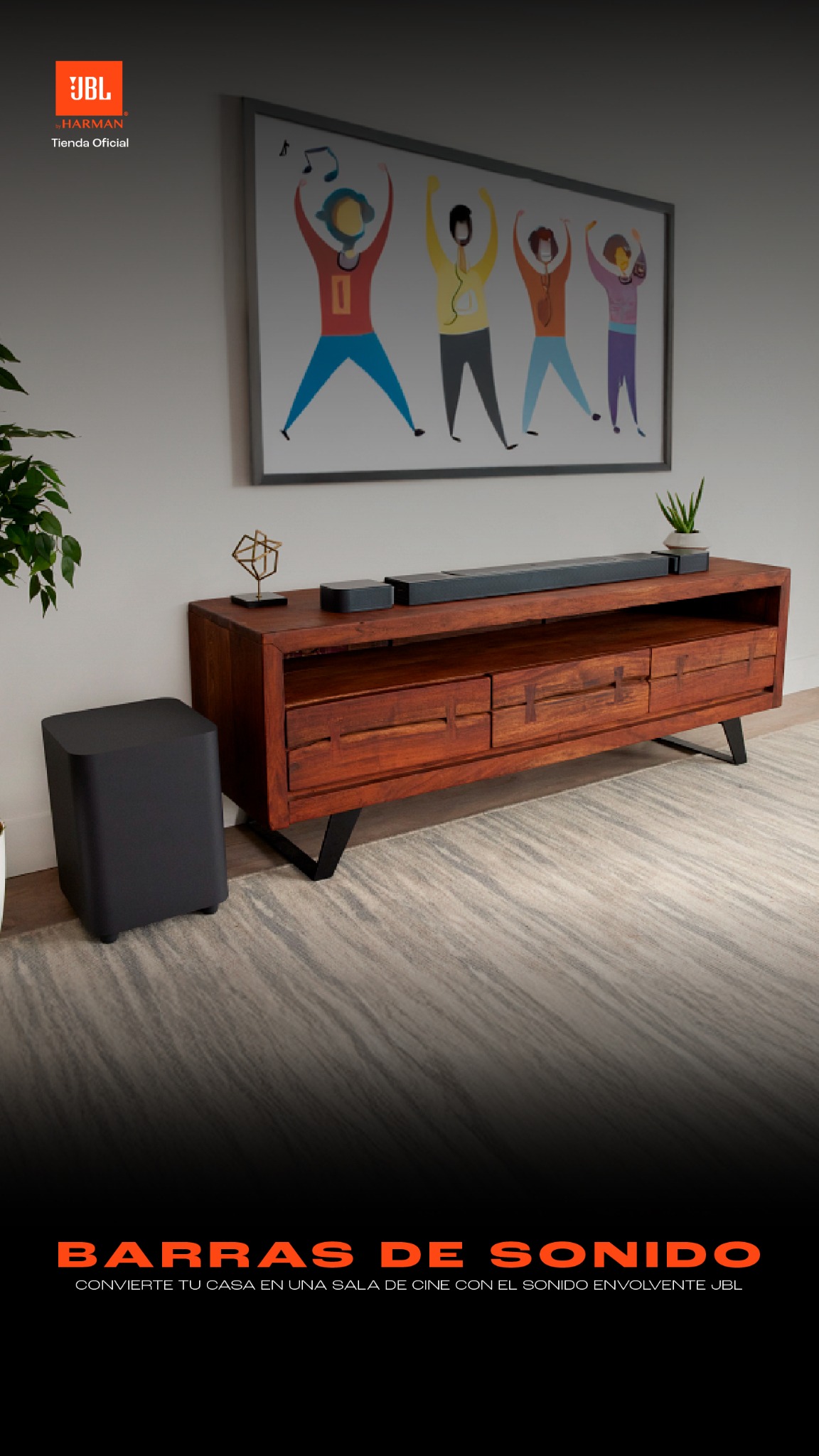 JBL Colombia Facebook ad: Barras de sonido
