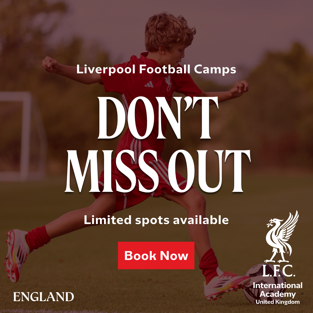 Liverpool FC Camps in UK Facebook ad: Liverpool FC Camps