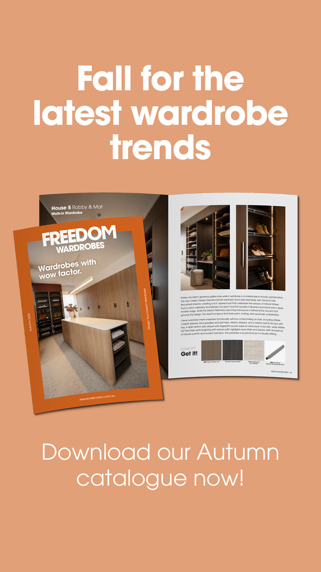 Freedom Kitchens & Wardrobes Facebook ad
