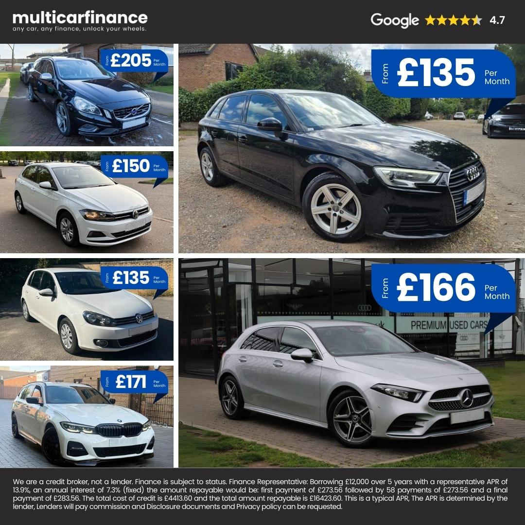 Multi Car Finance Facebook ad