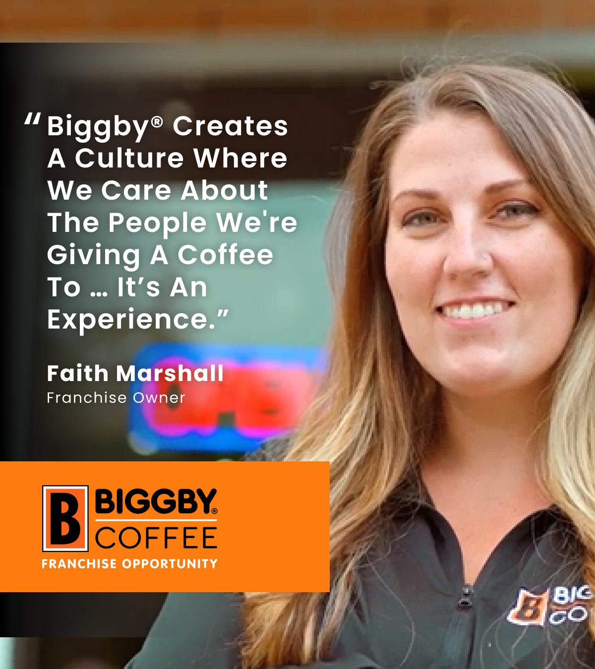 Biggby Coffee Facebook ad