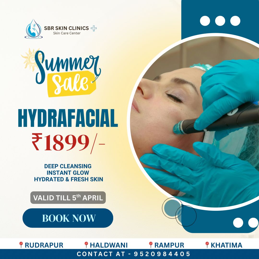 SBR Skin Clinics Facebook ad: BOOK YOUR APPOINTMENT NOW