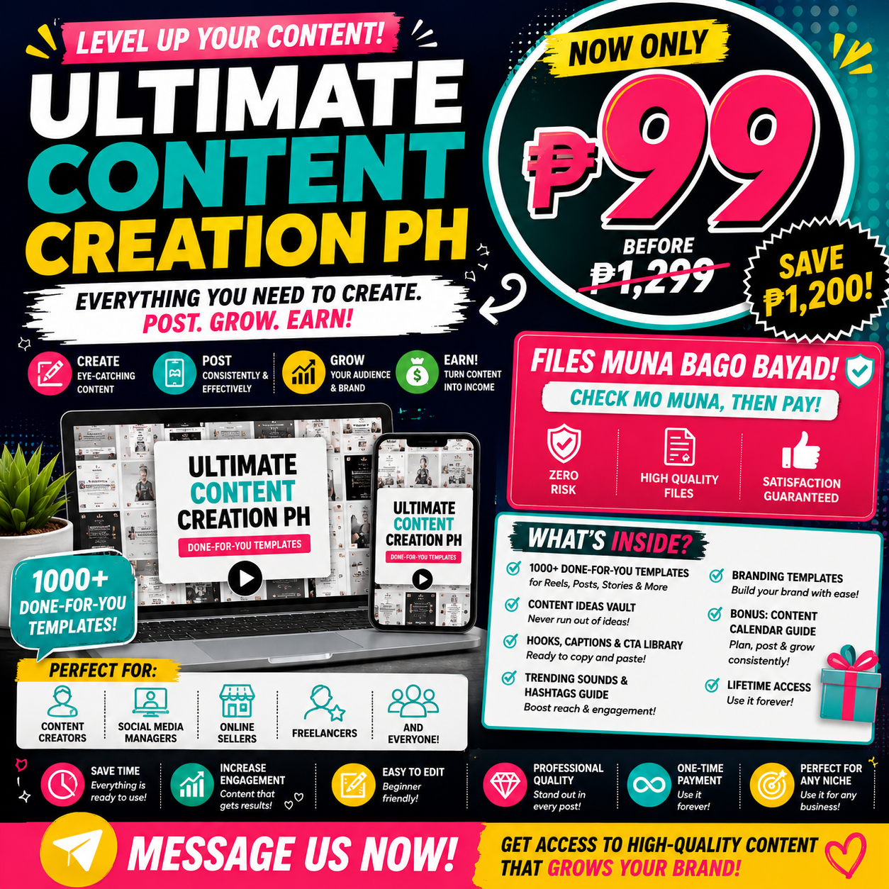 Ultimate Content Creation Ph Facebook ad