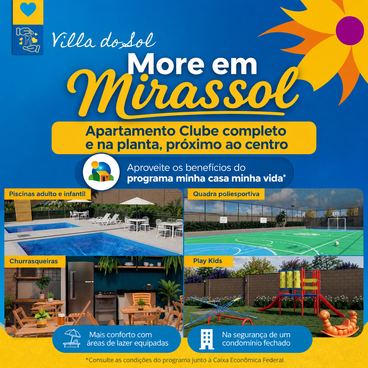 Viva Imóveis Facebook ad: Agende um atendimento!