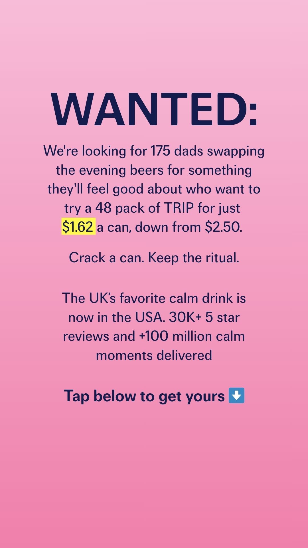 TRIP Facebook ad