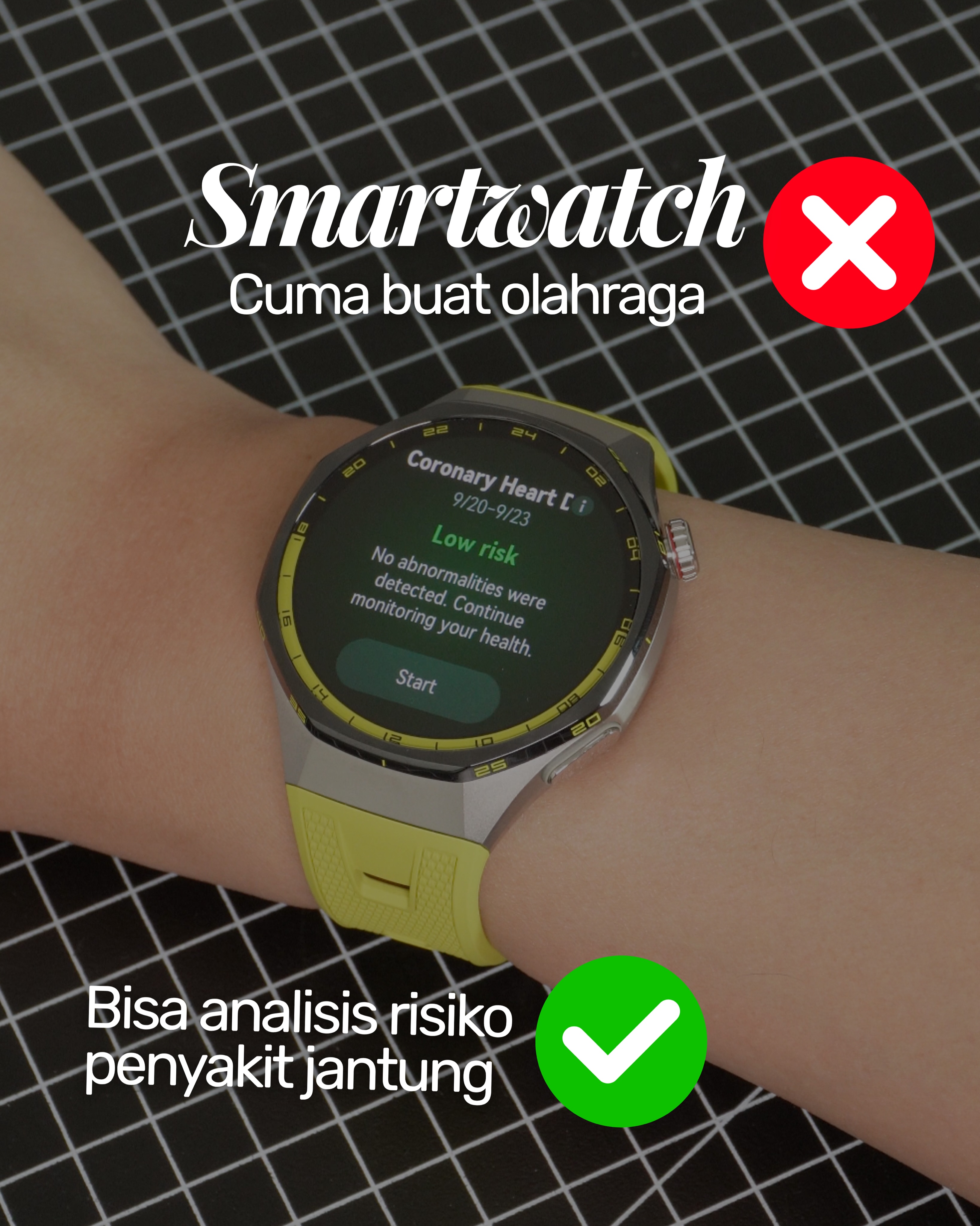 Huawei Mobile Facebook ad: Makin ke sini smartwatch makin canggih