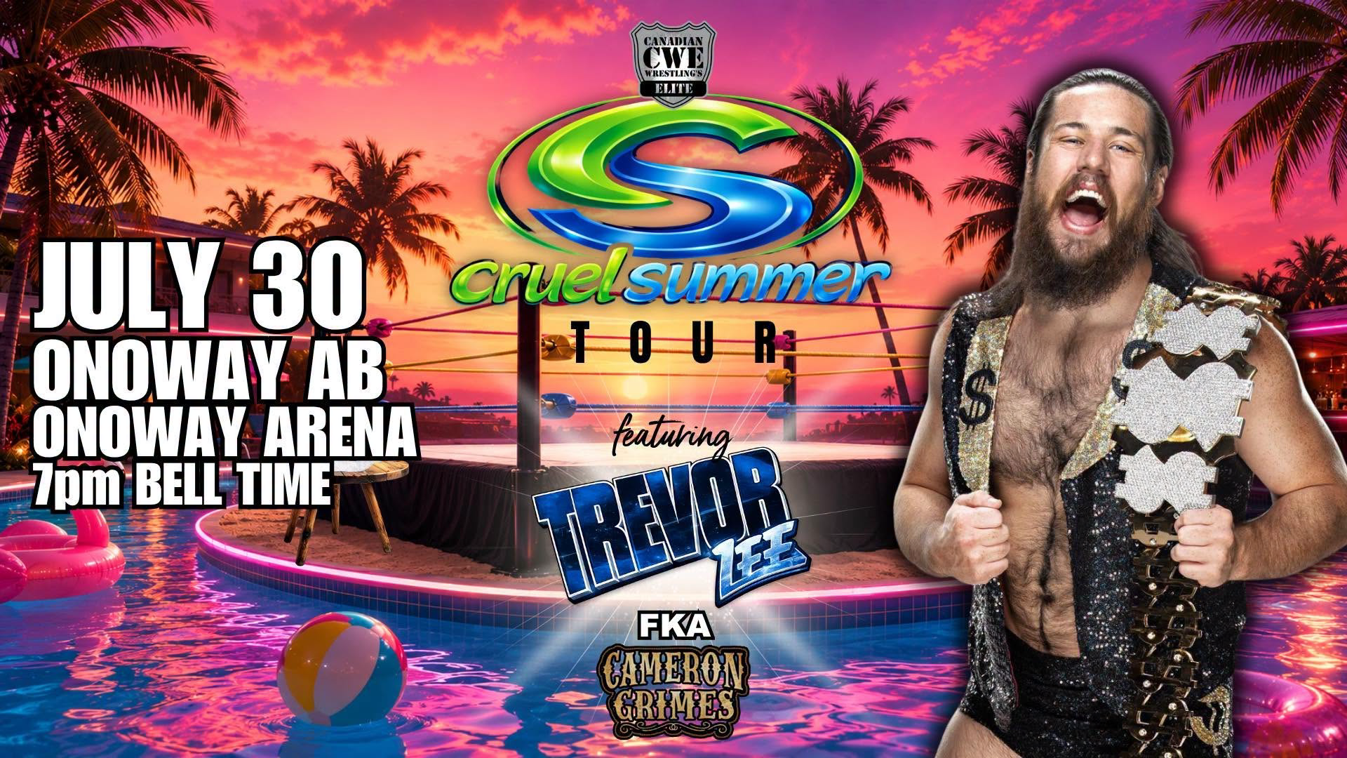 Canadian Wrestling's Elite Facebook ad