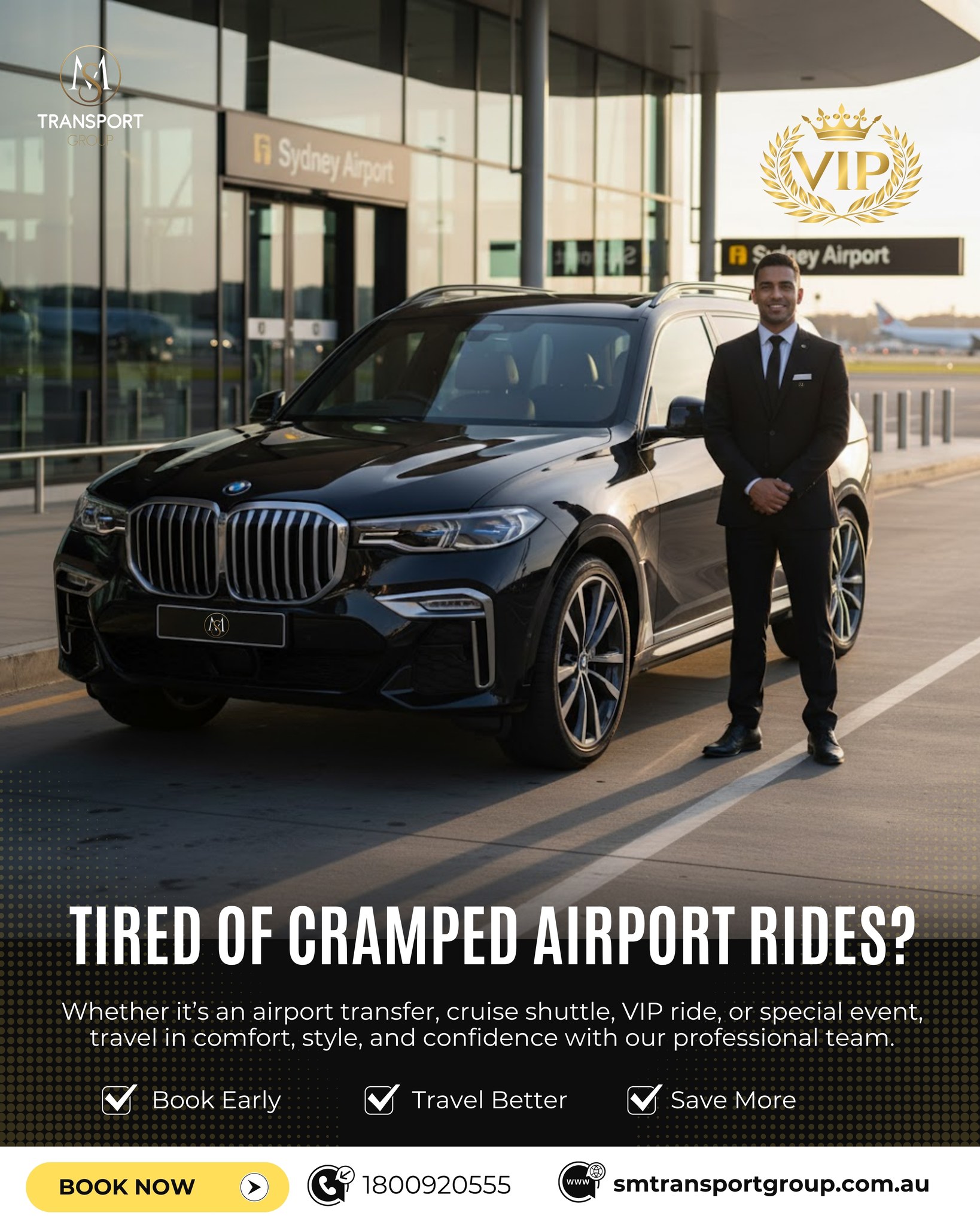 S & M Transport Group - Private Shuttle Bus Liverpool Facebook ad