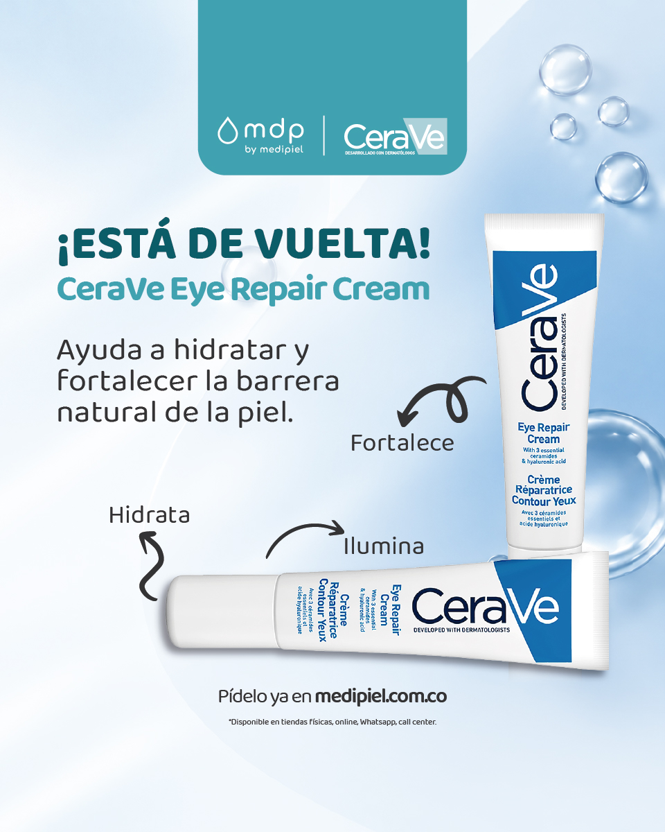 Medipiel Facebook ad: ¡Está de vuelta! CeraVe Eye