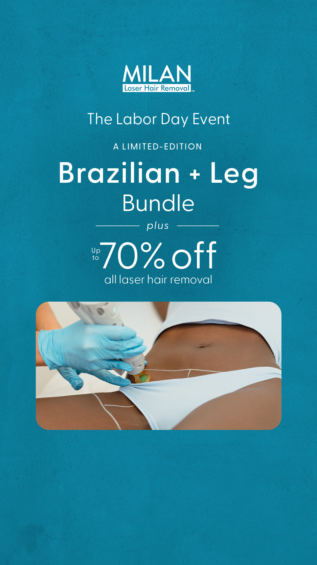 Milan Laser Hair Removal Facebook ad