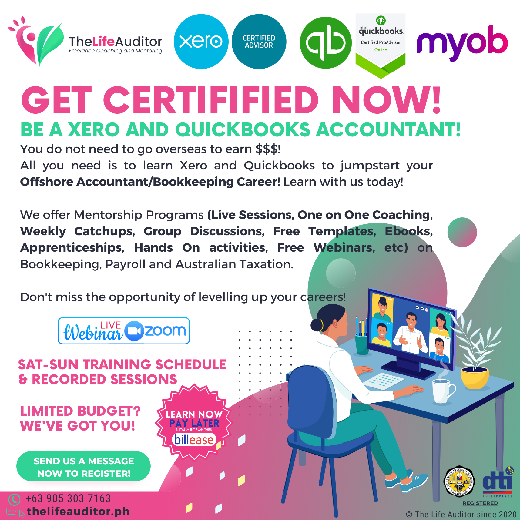 The Life Auditor Facebook ad: LIMITED SLOTS ONLY!