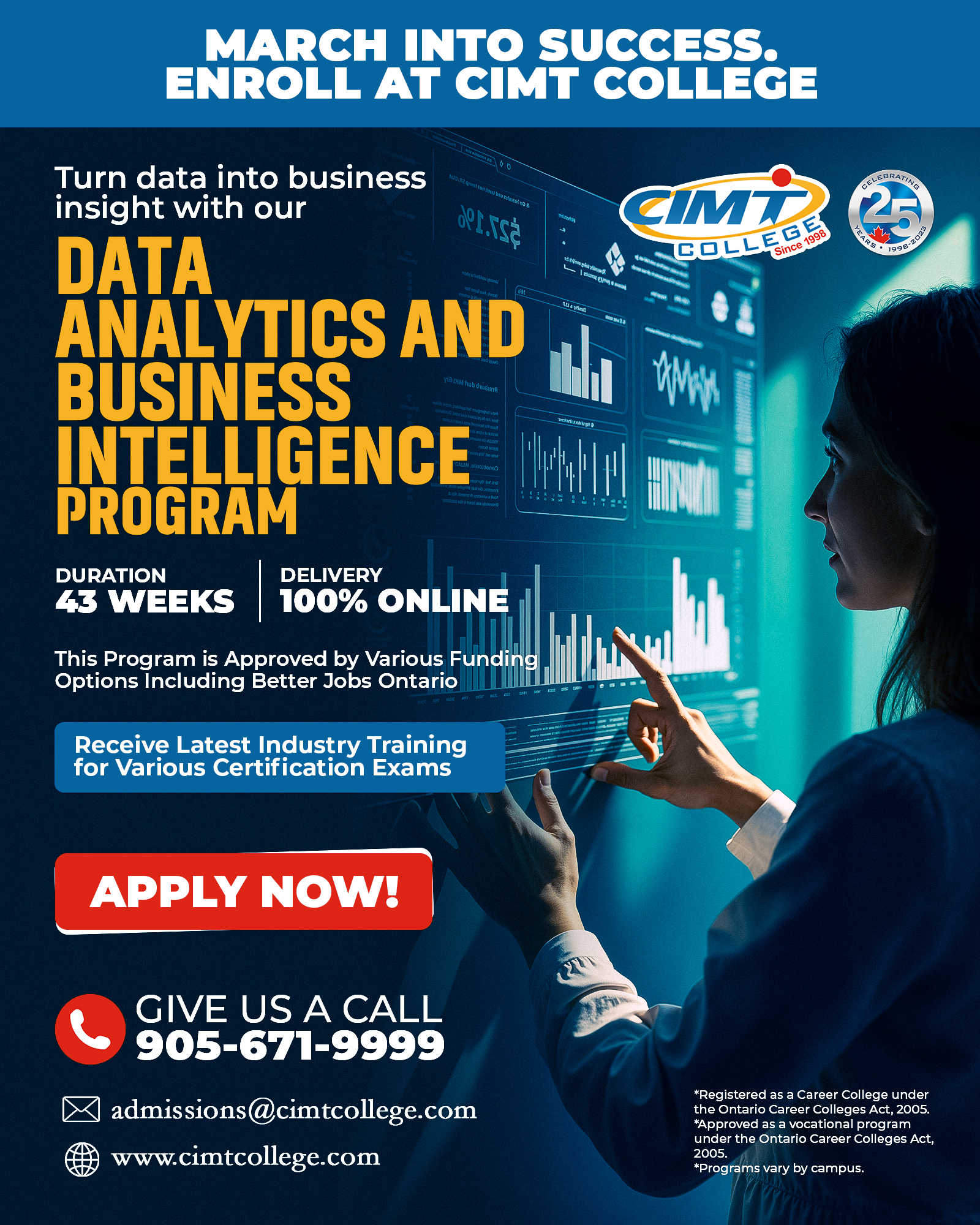 CIMT College Facebook ad