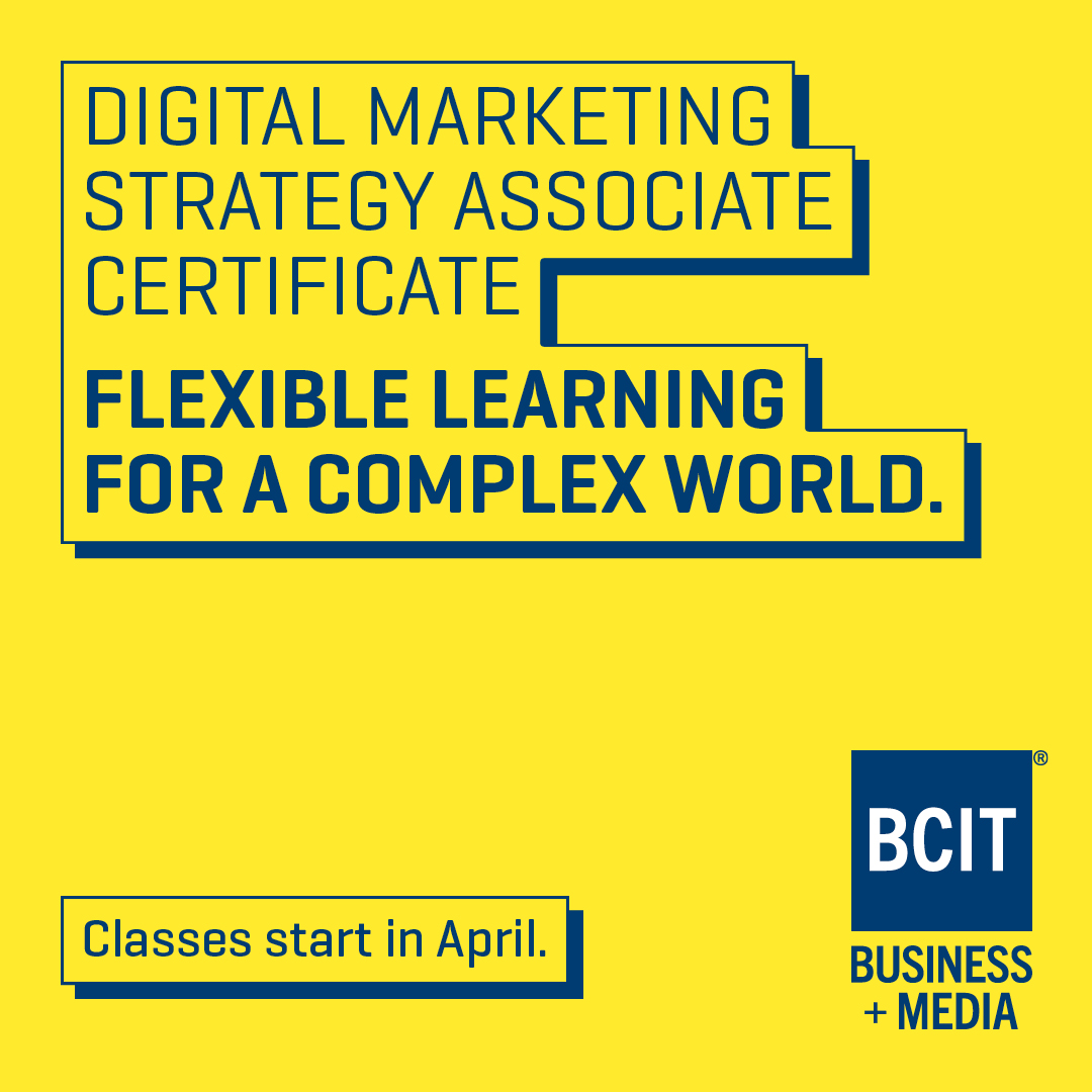 BCIT: British Columbia Institute of Technology Facebook ad from Mar 4, 2026
