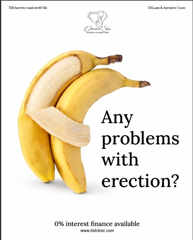 D S LASER Skin Clinic Facebook ad: Enhance Male Sexual Health with P Shot Therapy