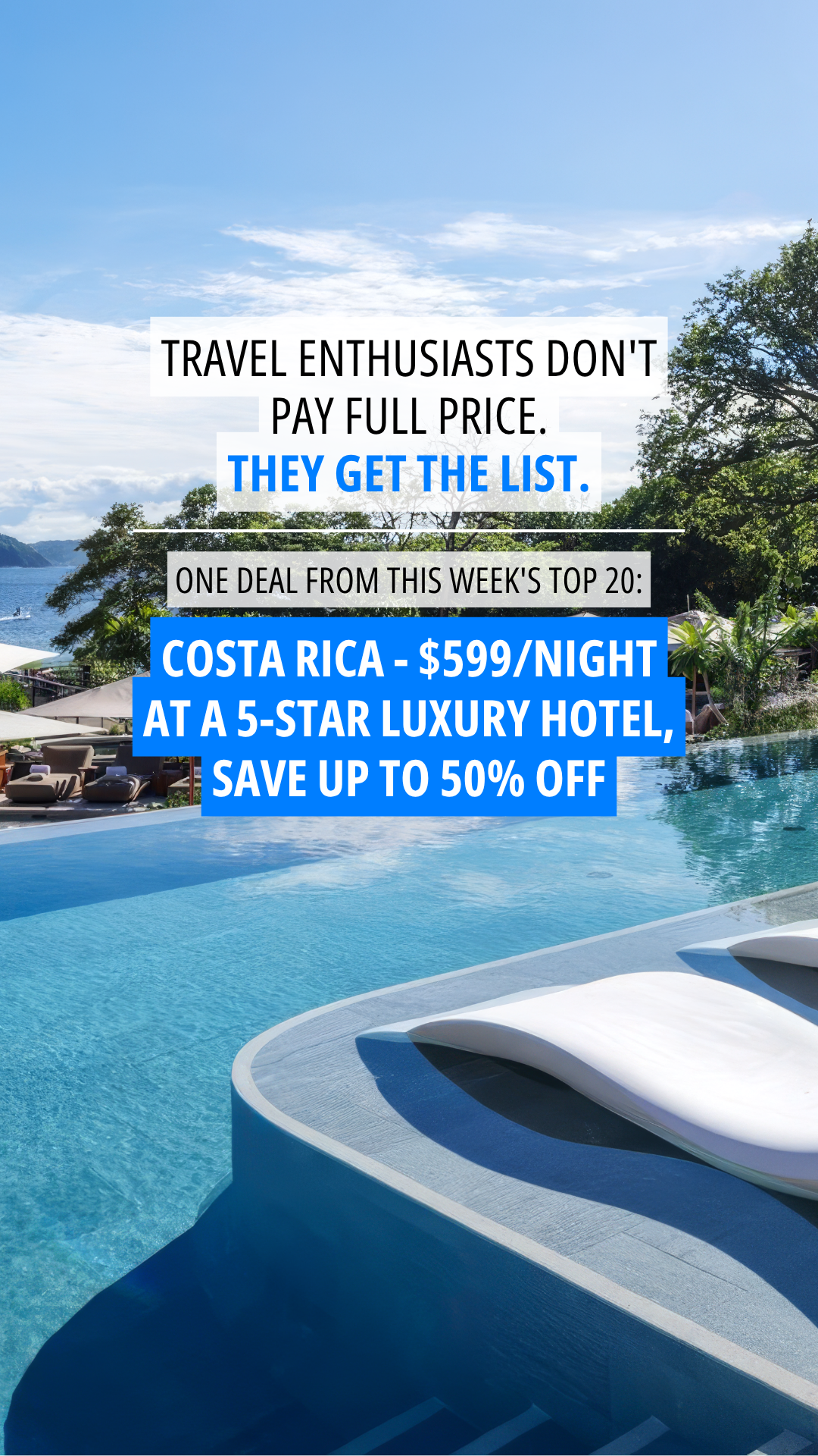 Travelzoo Facebook ad