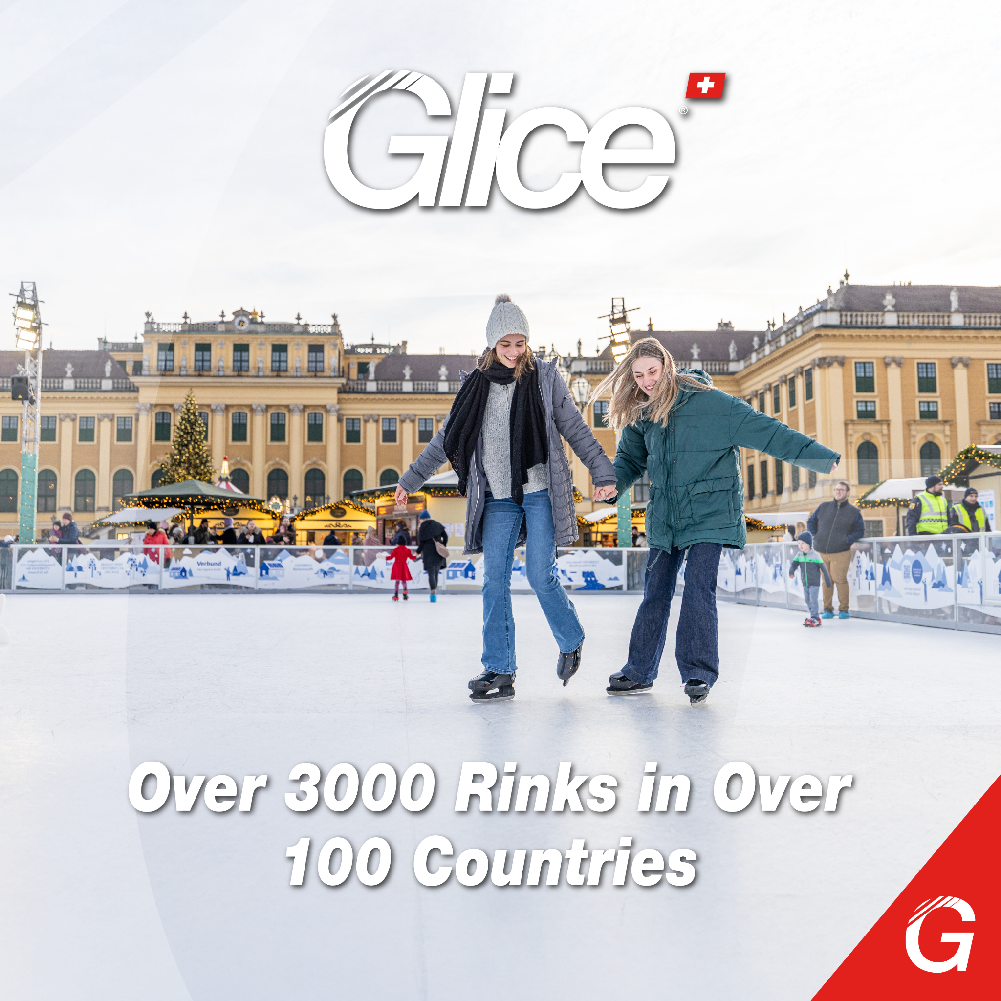 Glice Eco Skating Rinks ad creative