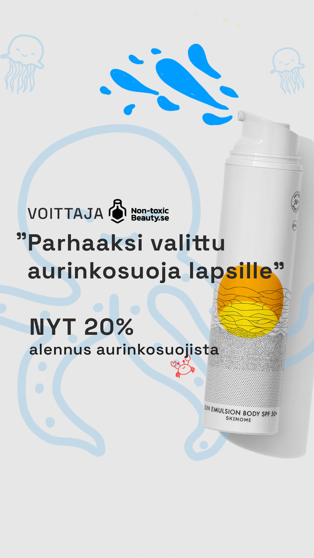Skinome Facebook ad