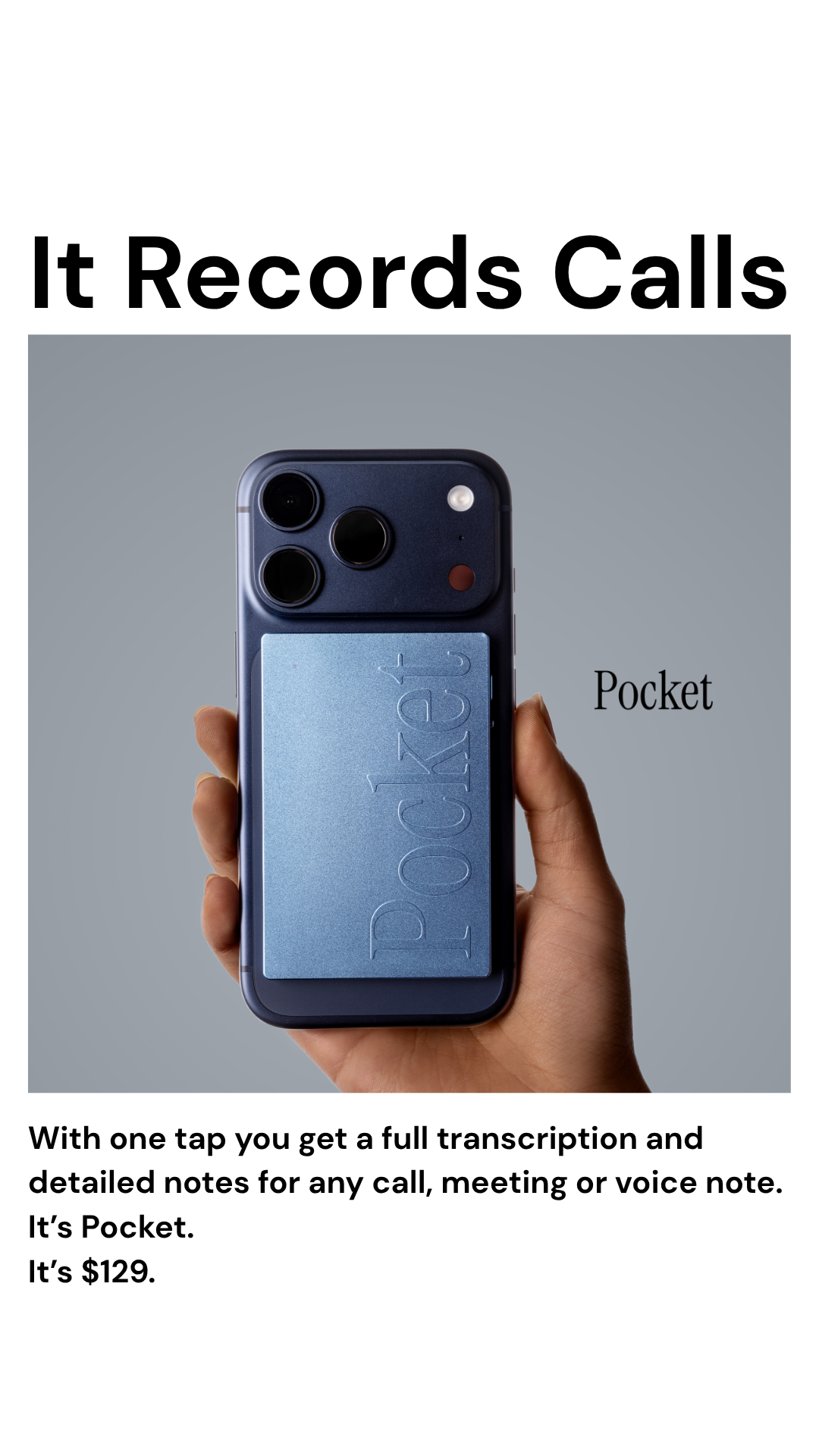 Pocket AI Facebook ad