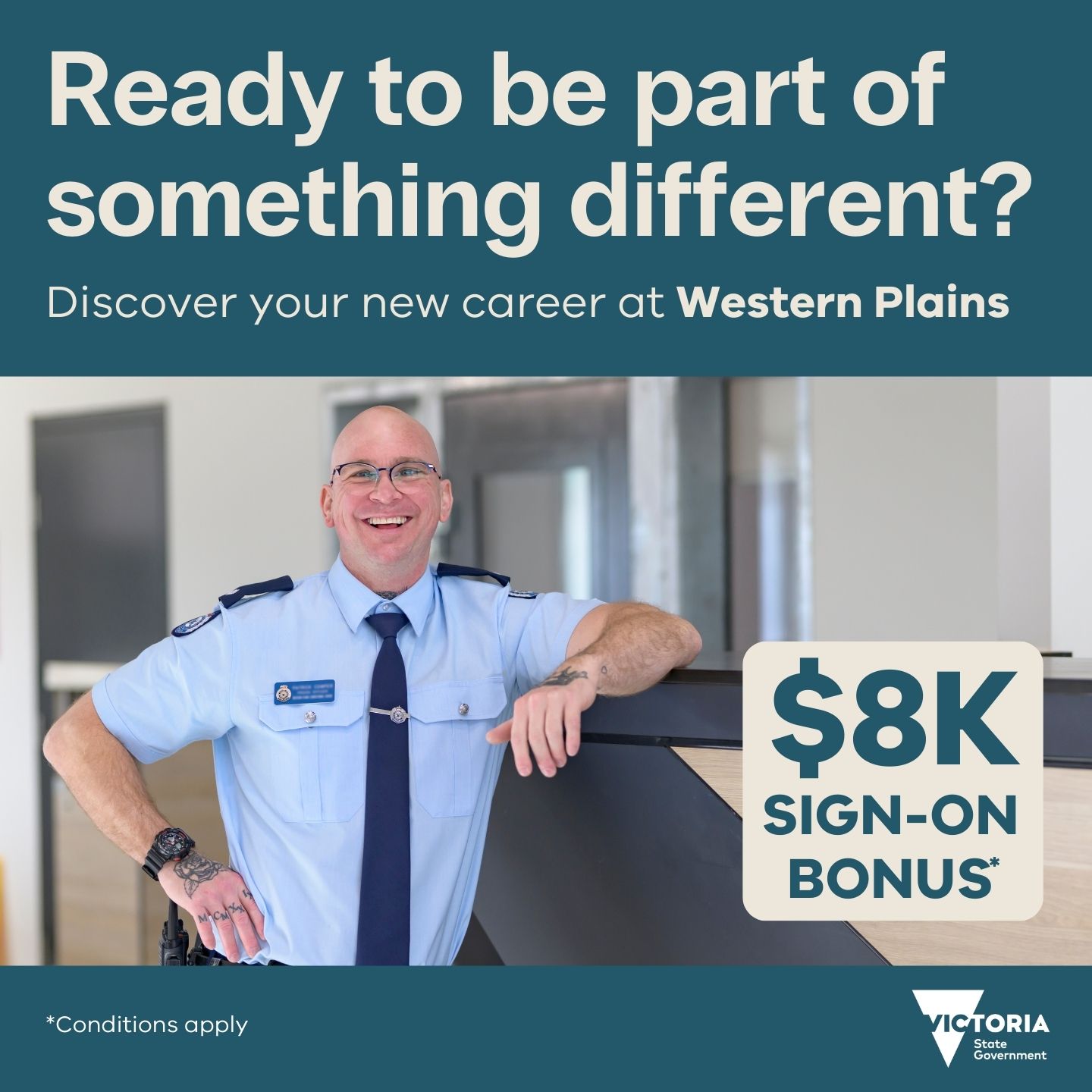 Department of Justice and Community Safety, Victoria, Australia Facebook ad