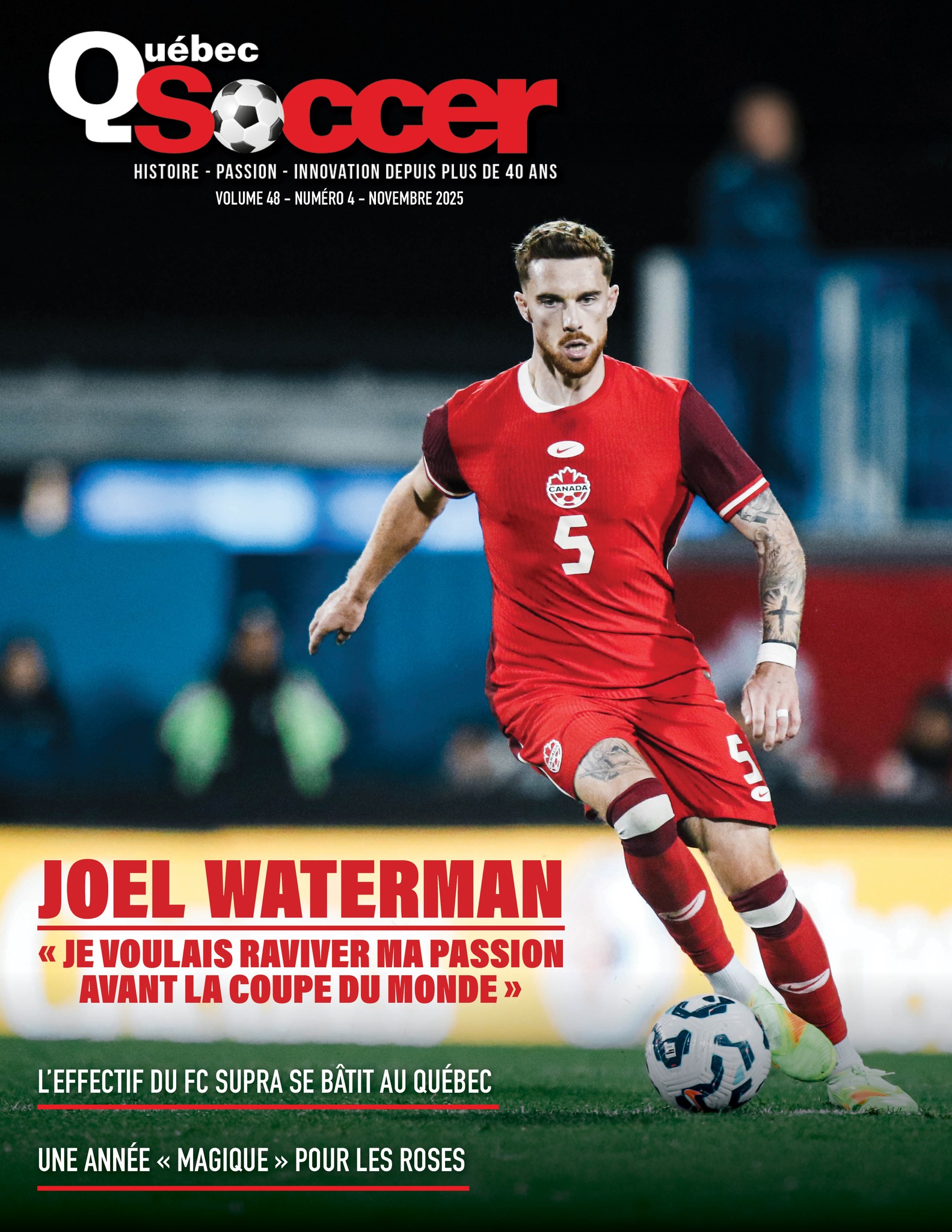 Le Magazine Québec Soccer Facebook ad: Quebec Soccer