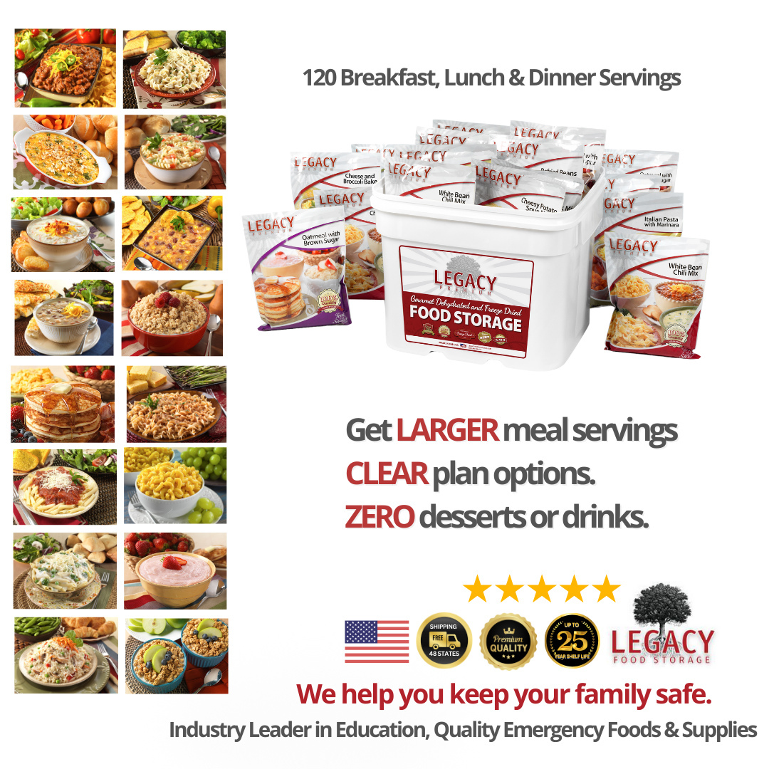 Legacy Food Storage Facebook ad