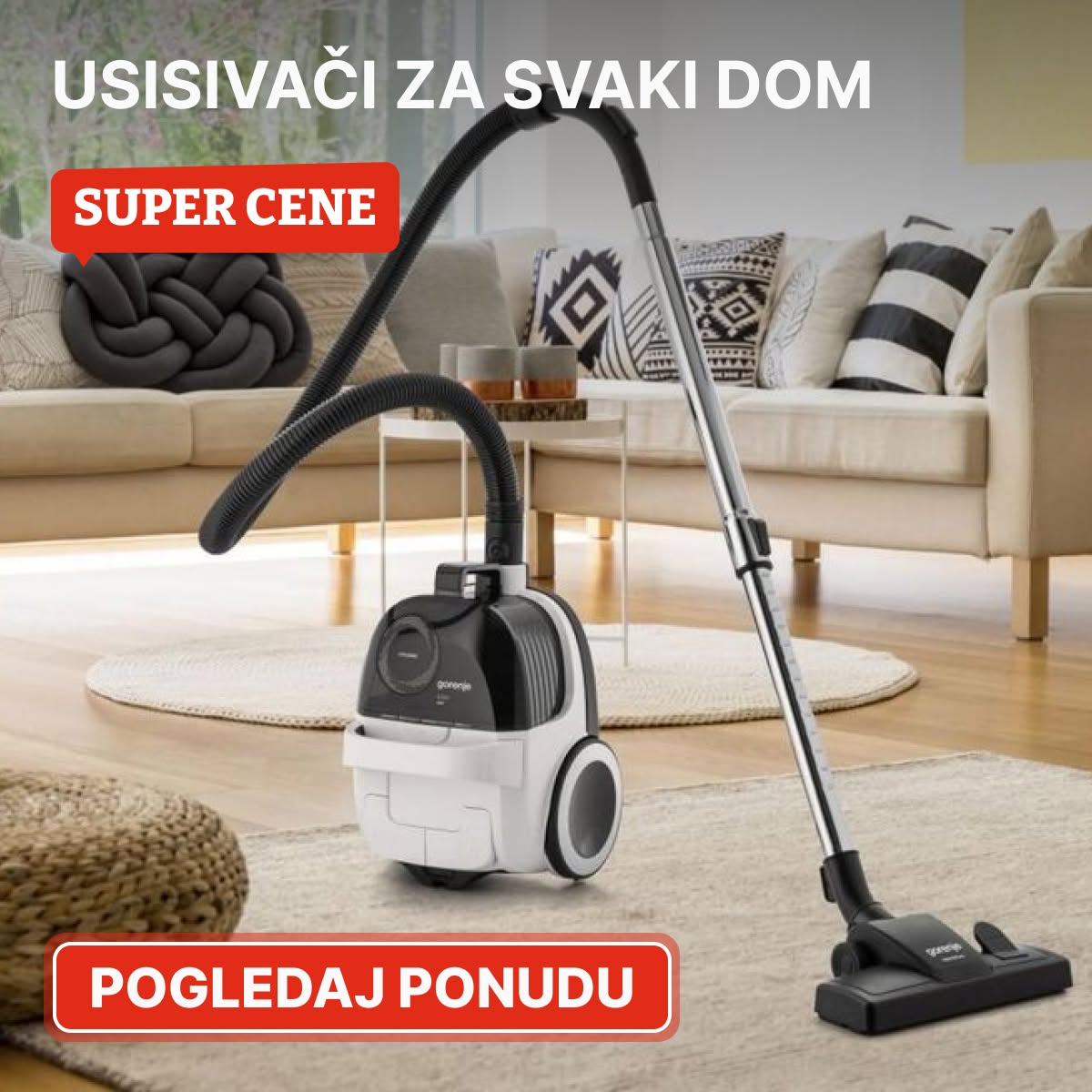 bazzar.rs Facebook ad: Čist dom bez puno truda