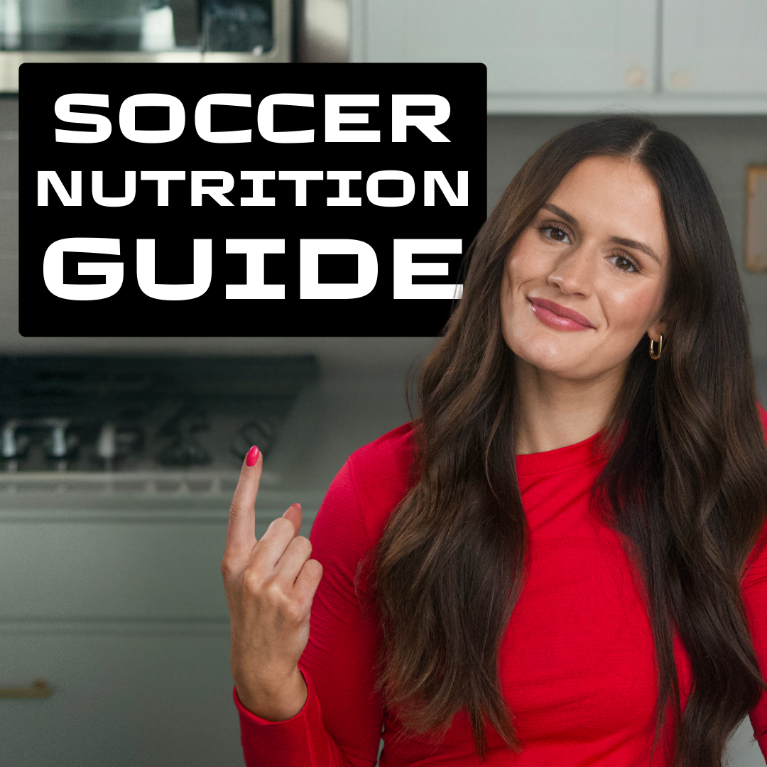 Kelsey Poulter Facebook ad: Soccer Game Day Nutrition Guide and Course
