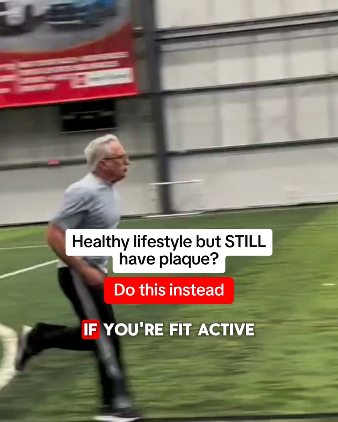 The Health Community Facebook ad: Exercise 5x Weekly? Why Is Plaque Still Growing?