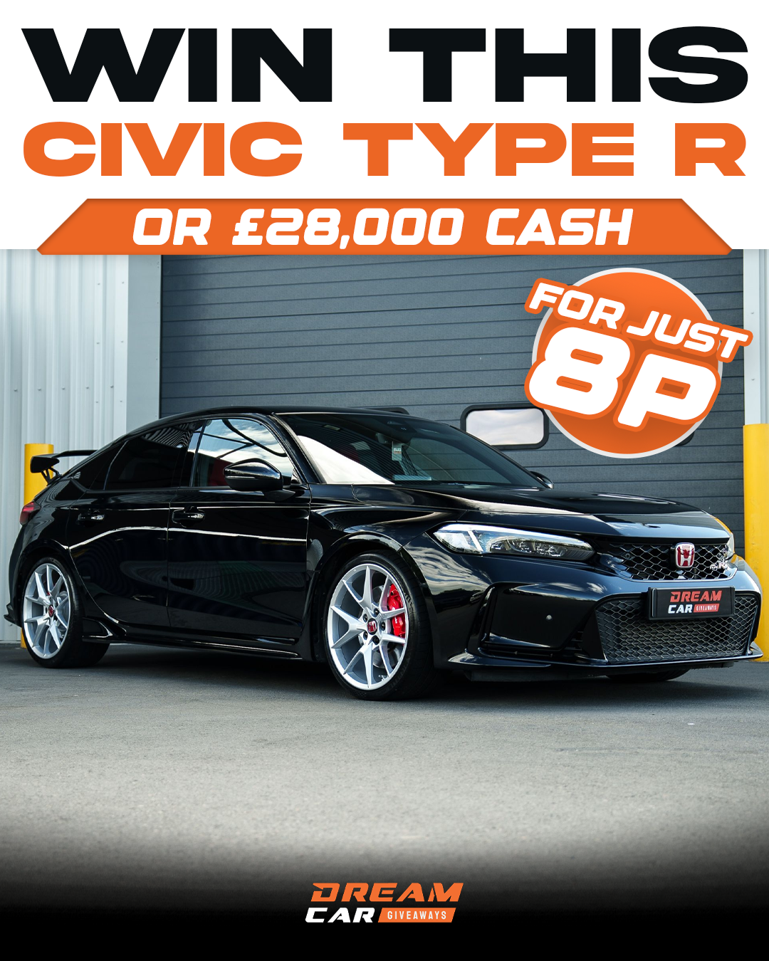 Dream Car Giveaways Facebook ad