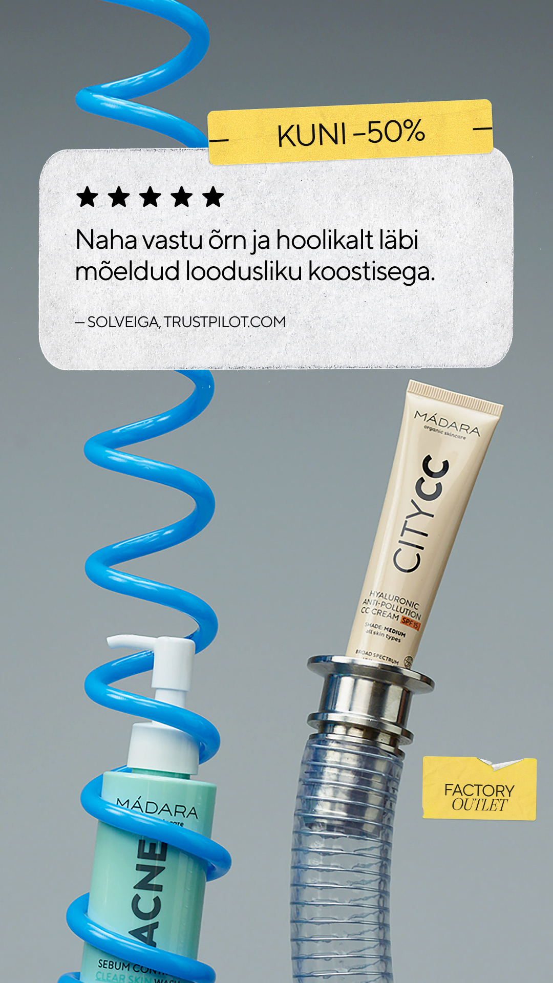 Mádara Organic Skincare Facebook ad