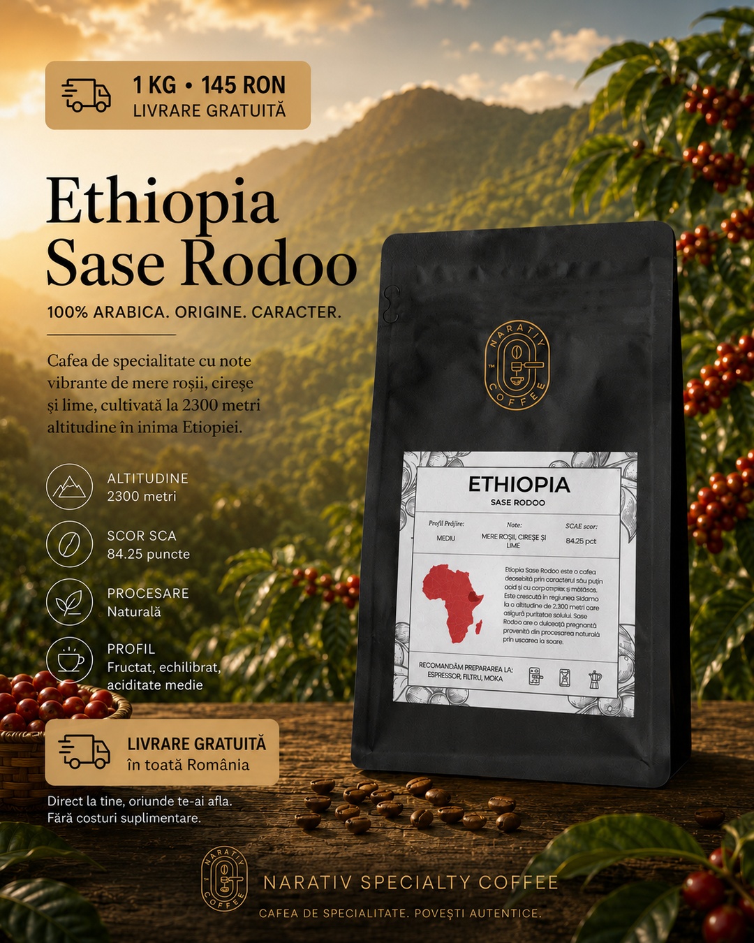 Narativ Specialty Coffee Facebook ad