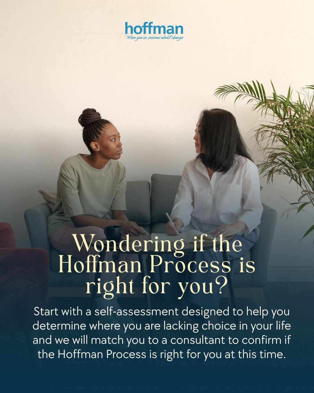 Hoffman Process Australia Facebook ad: Considering the Hoffman Process, but not quite sure…