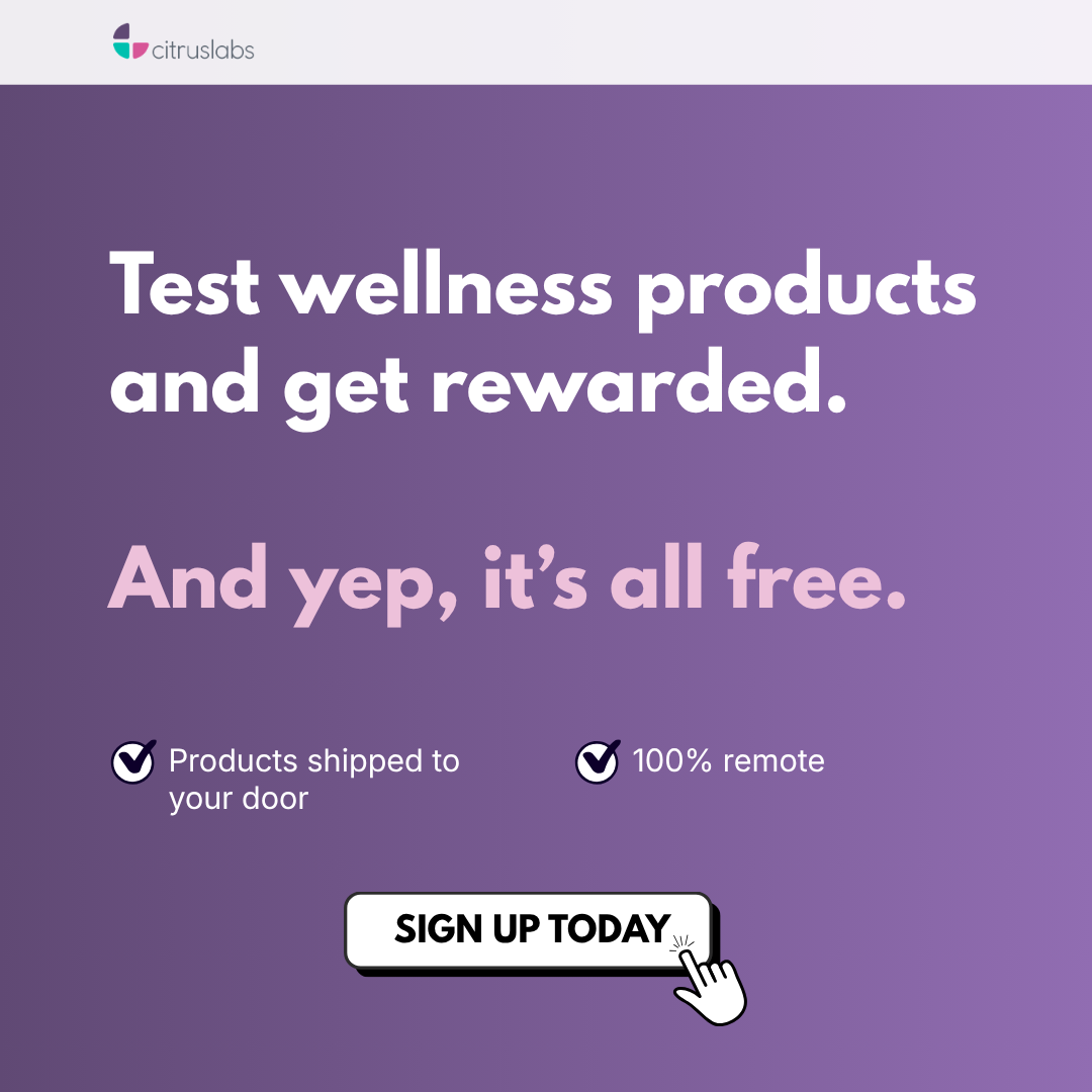 Citruslabs Facebook ad: Real Research. Real Rewards.