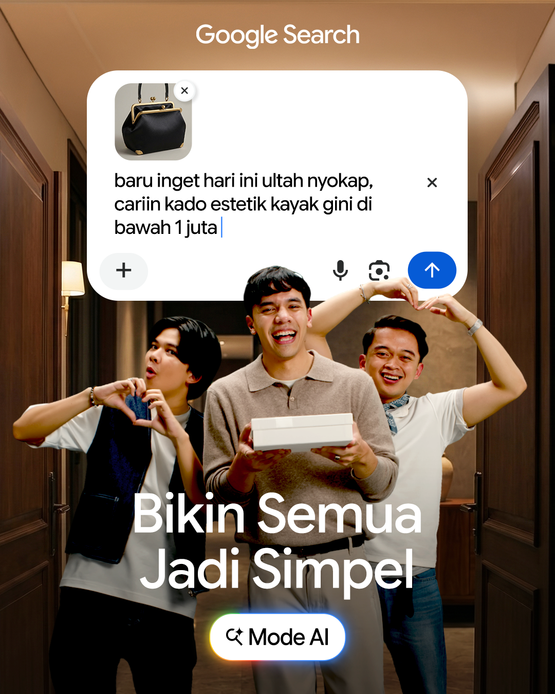 Google Facebook ad