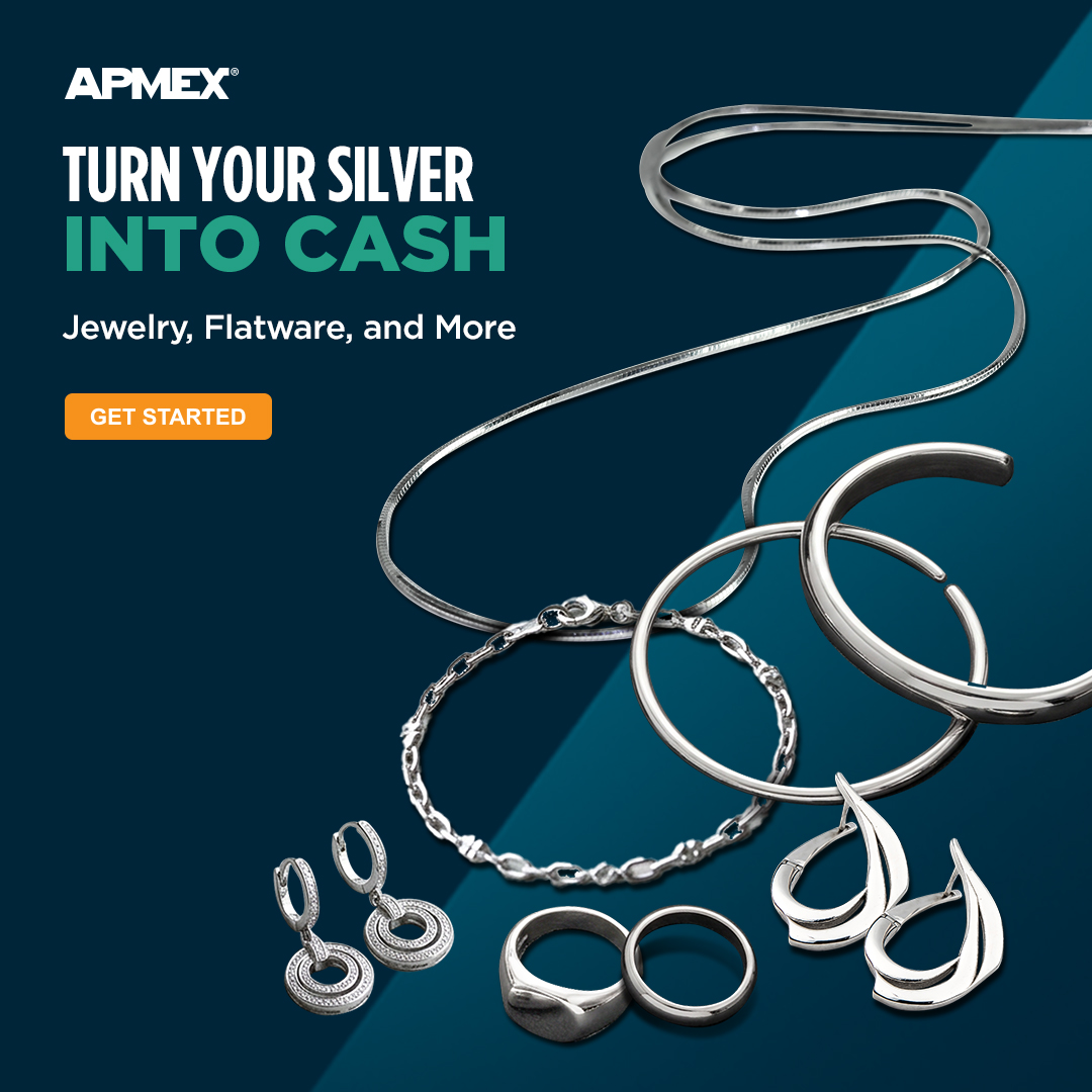 APMEX, Inc. Facebook ad: Sell Your Old Gold & Silver to APMEX