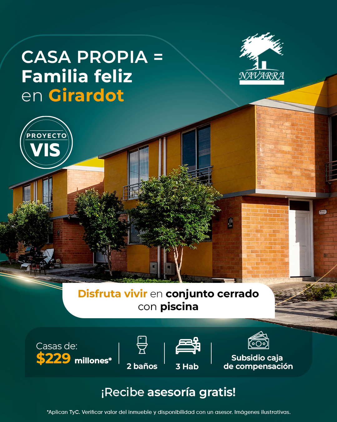 Urbanización Navarra Facebook ad from Jun 18, 2026