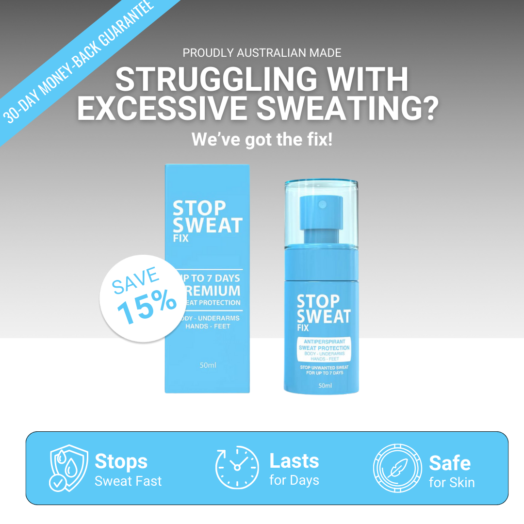 Stop Sweat Fix Facebook ad: Sweat-Free for 7 Days? Yes, It’s Possible!