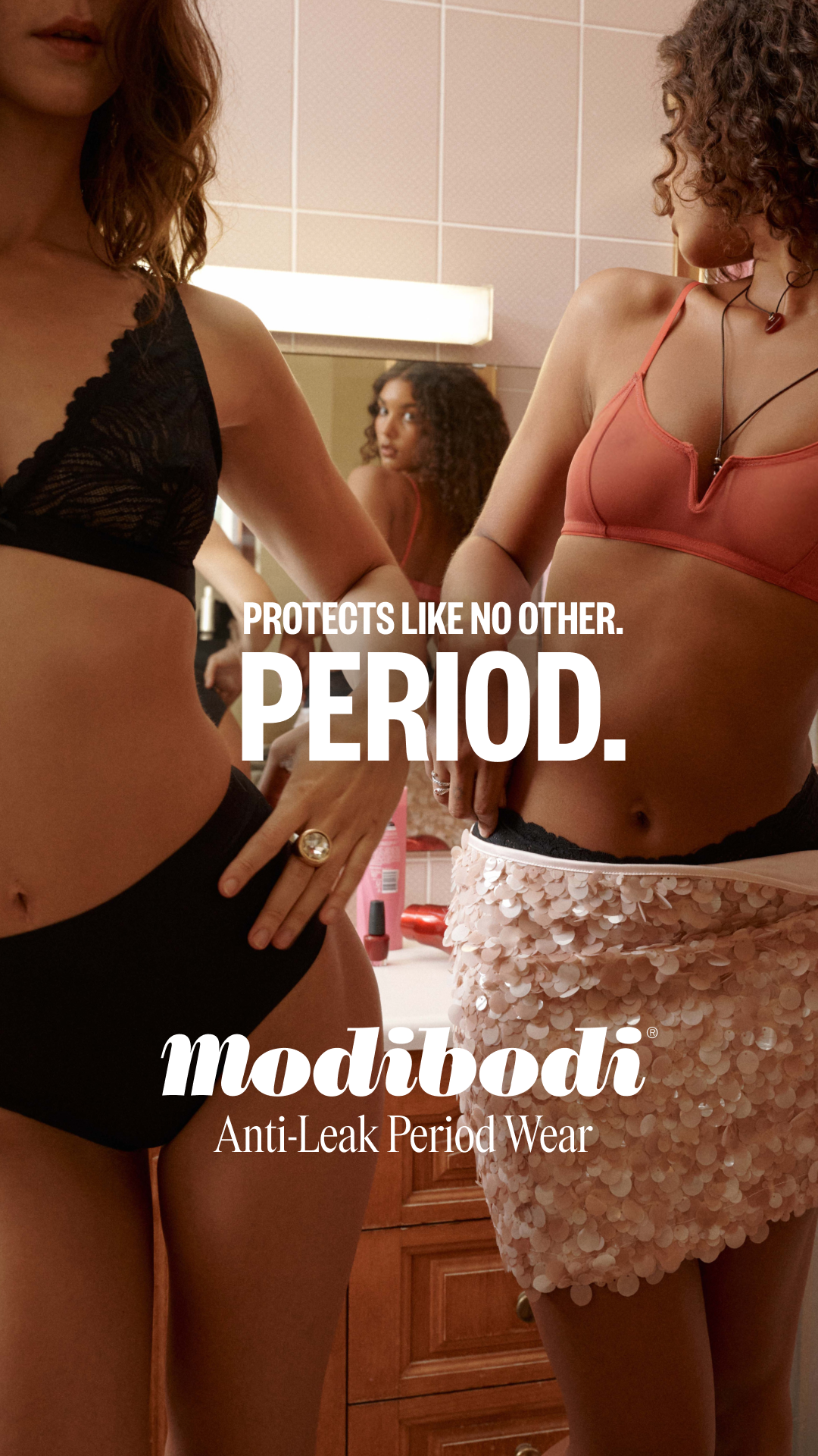 Modibodi Facebook ad: Modibodi makes all the difference