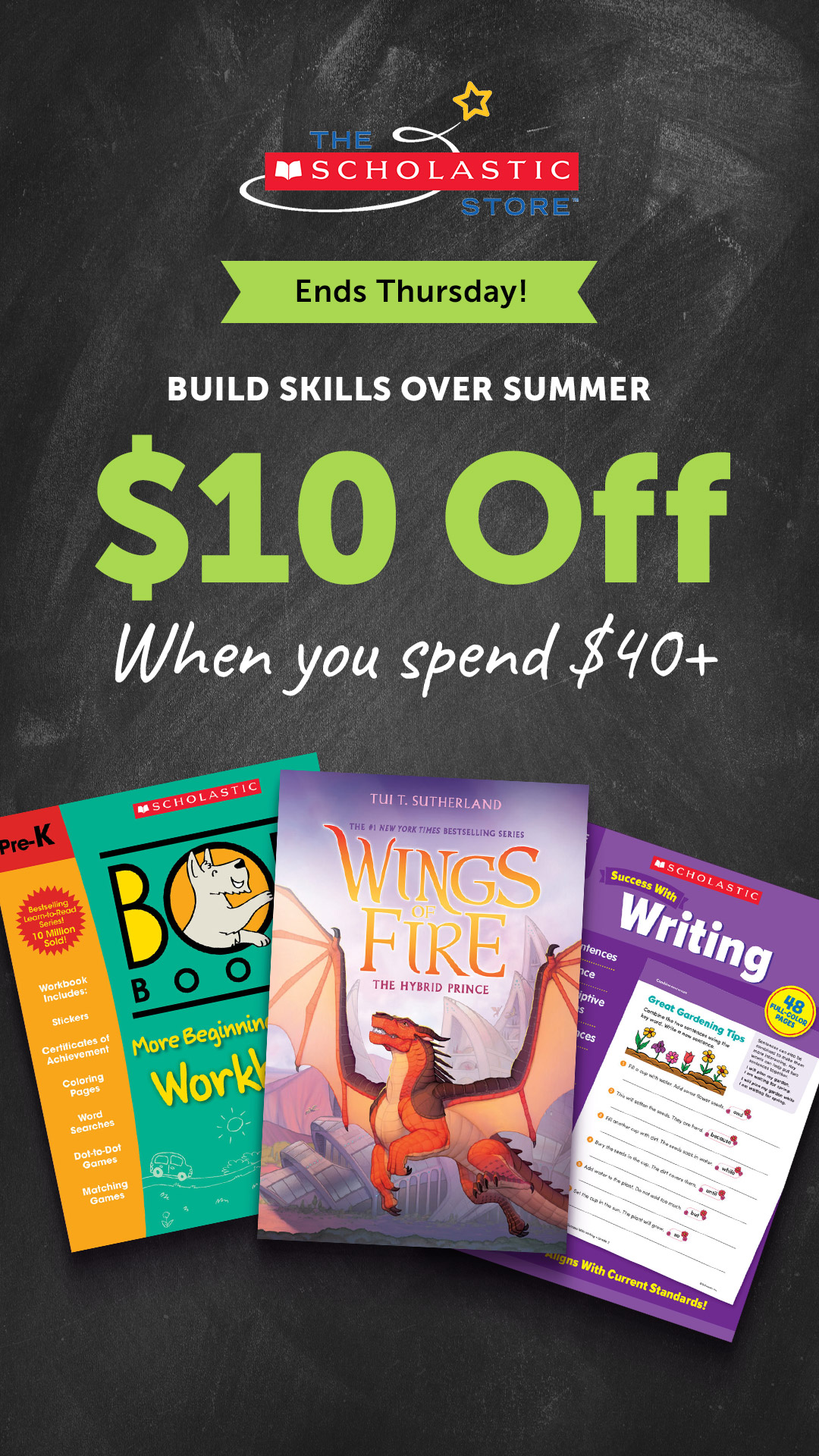 Scholastic Facebook ad