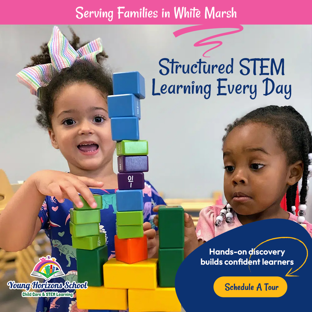 Young Horizons-White Marsh Facebook ad: Programs Designed for Every Early Stage