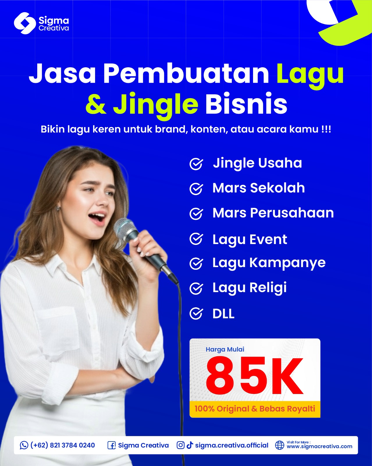 Sigma Music Production Facebook ad
