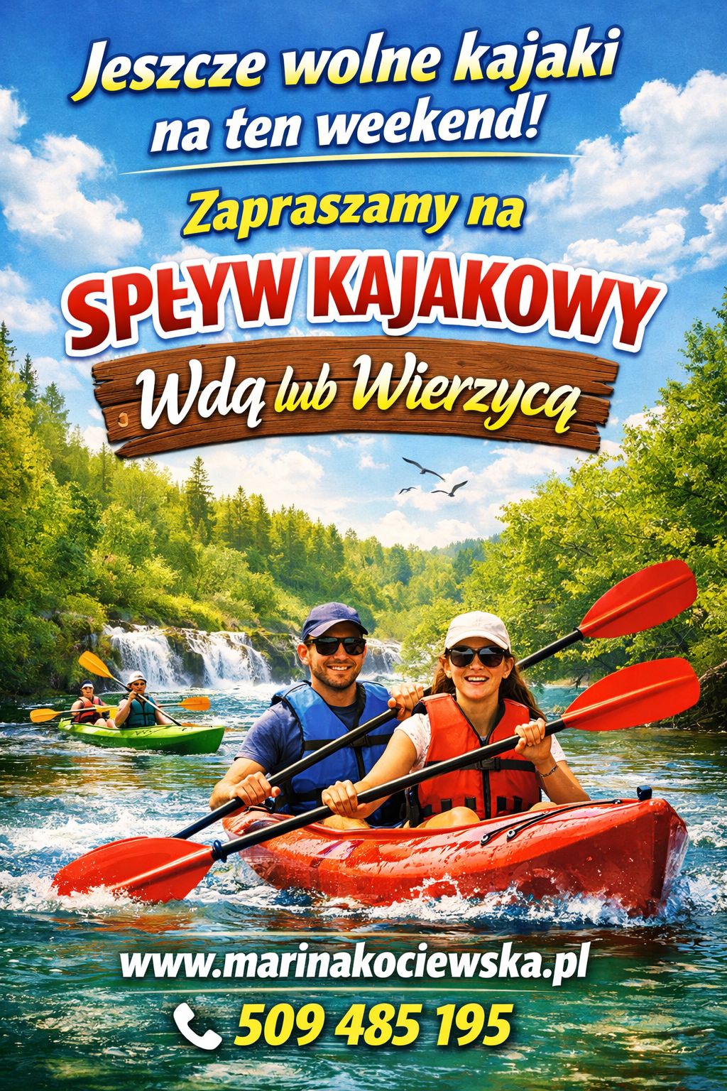 Marina Kociewska resort and water sports Facebook ad: MARINA KOCIEWSKA MICHAŁ GLINIECKI