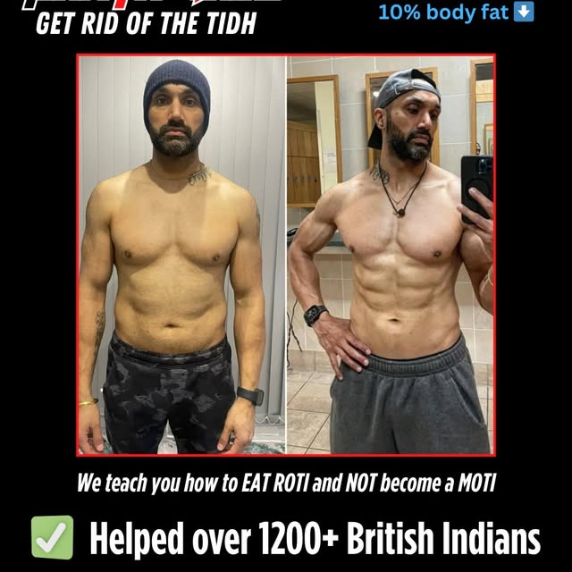 Arjhan Rai - Fit Gains Facebook ad: Online Personal Training.