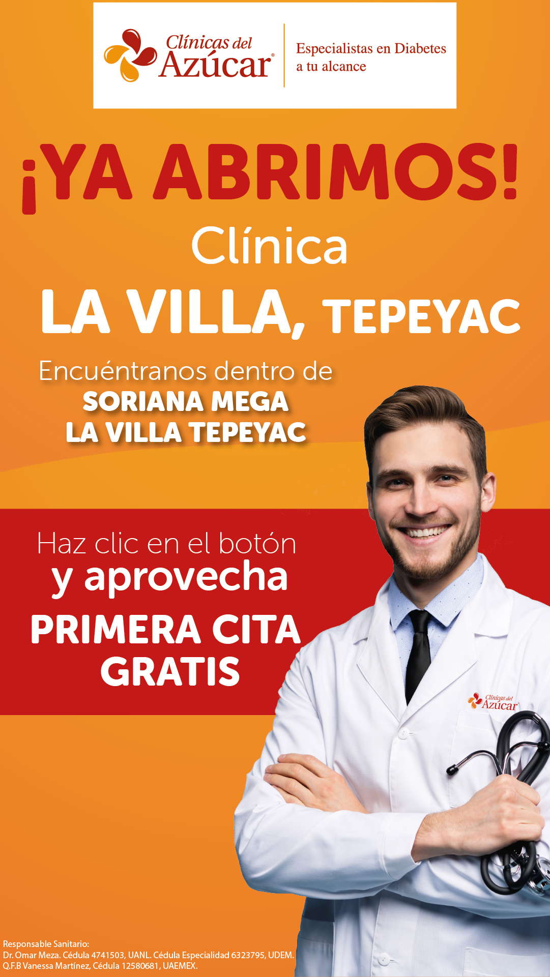 Clínicas del Azúcar - CDMX Facebook ad