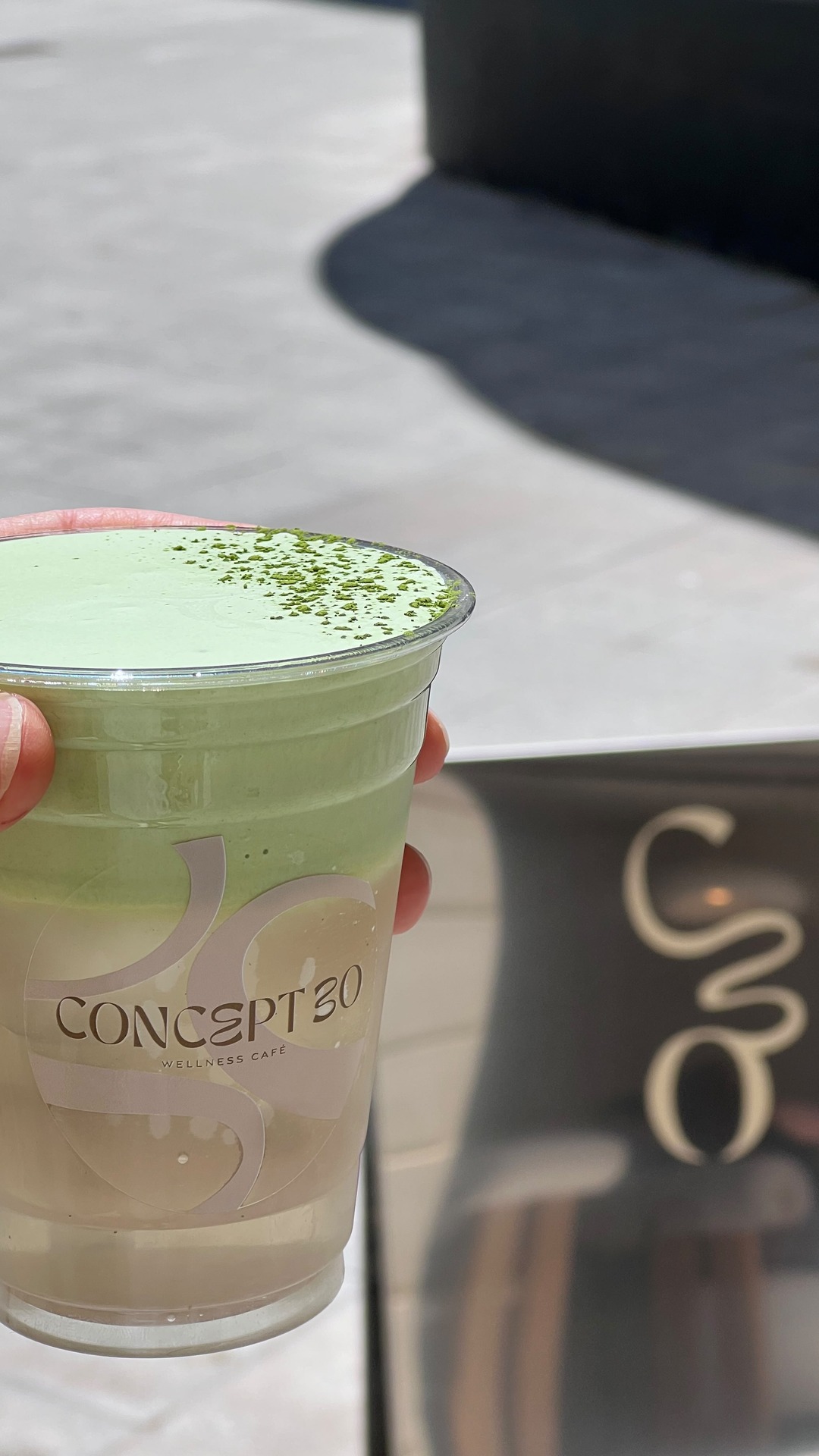 Concept30 - Wellness Cafe Facebook ad: 50 shades of matcha…and counting!