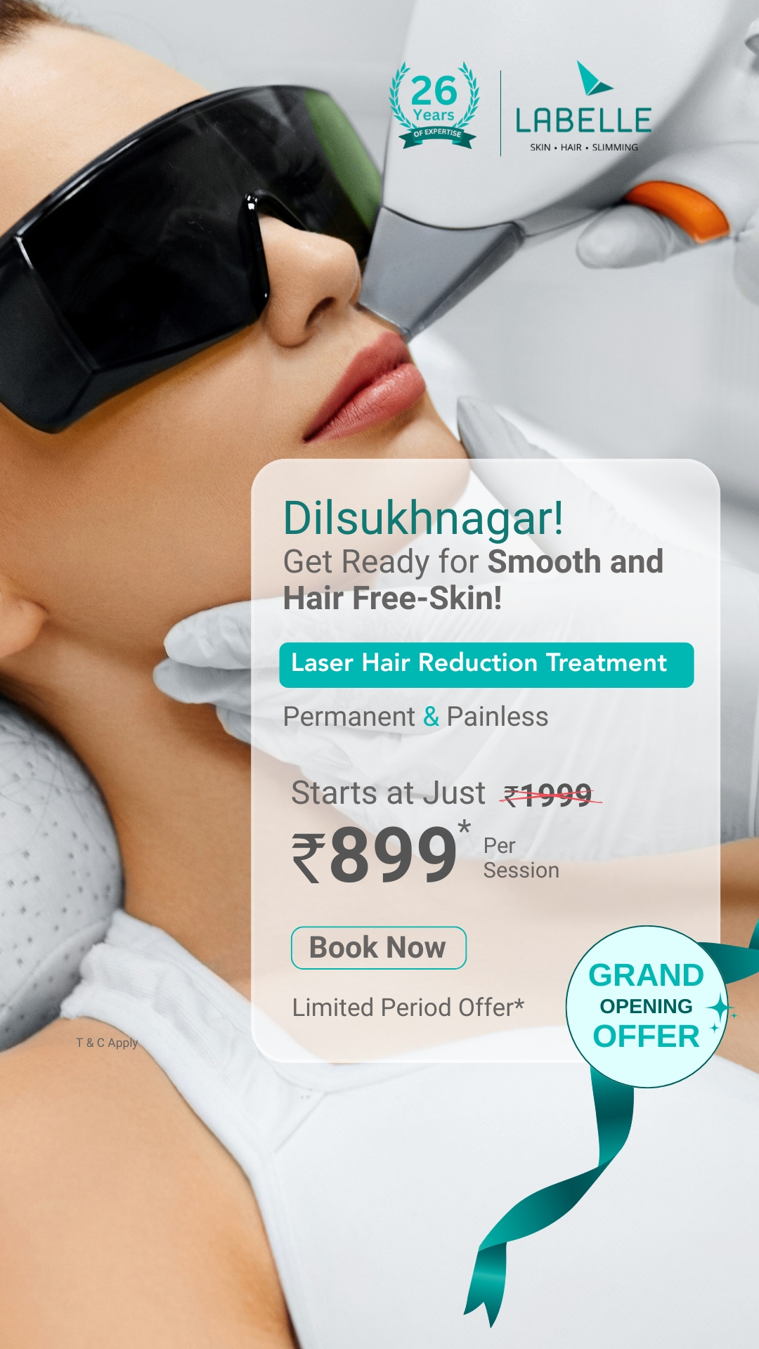 La Belle Slimming, Skin and Hair Clinics Facebook ad