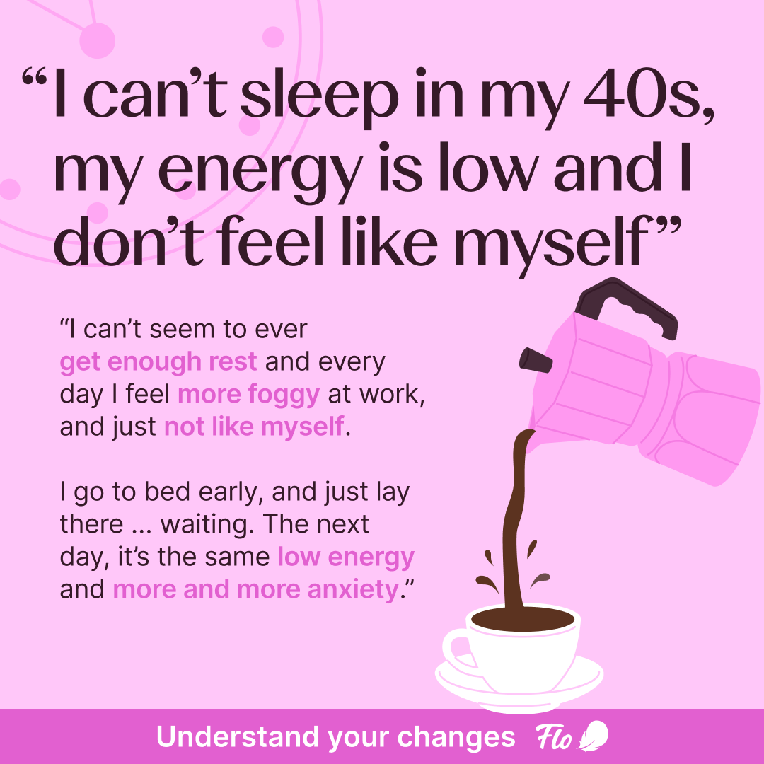 Flo Health App Facebook ad: Try Flo and never look back