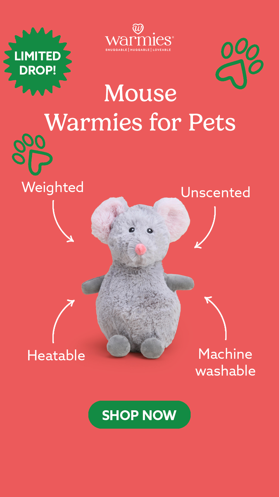 Warmies USA Facebook ad