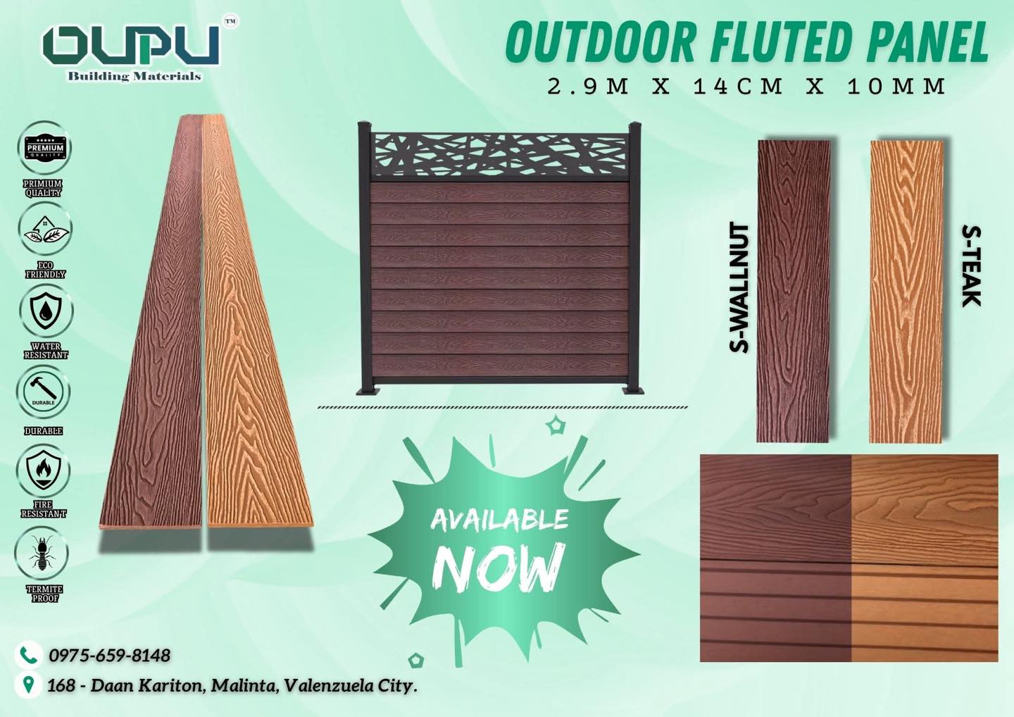 OUPU Building Materials Facebook ad