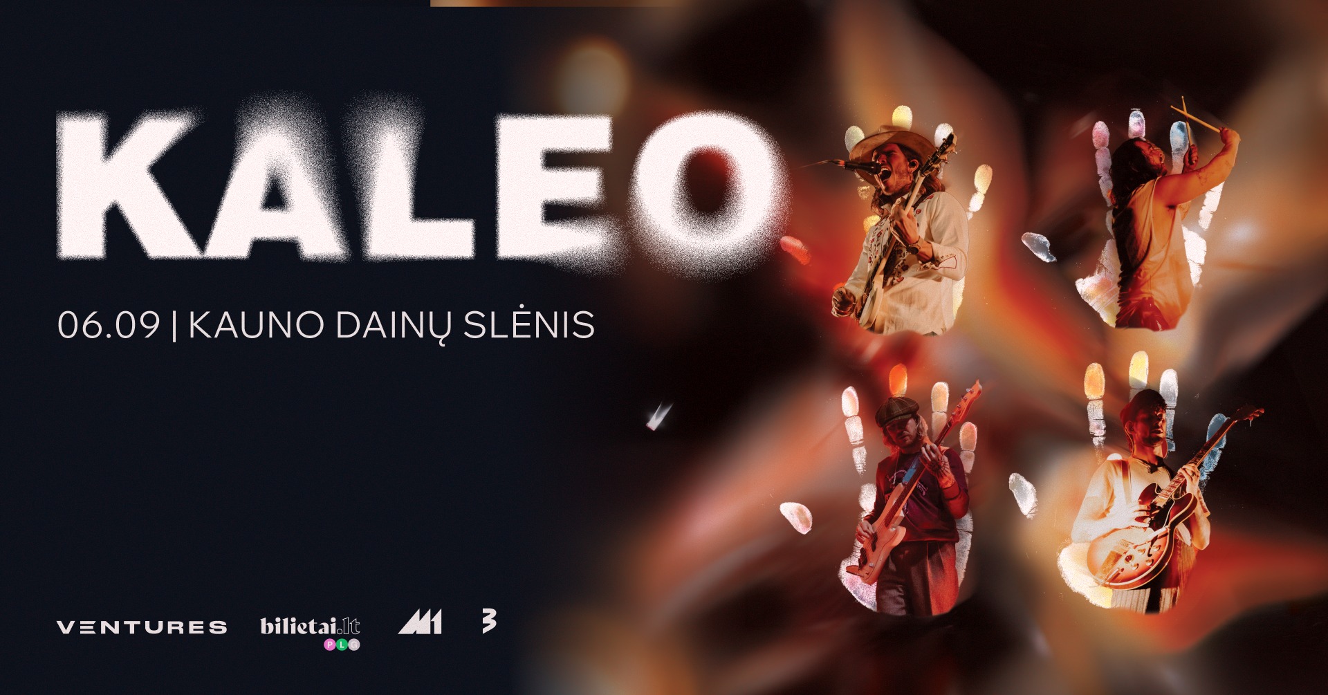 Ventures Events Facebook ad: KALEO | Kauno Dainų Slėnis | 06 09